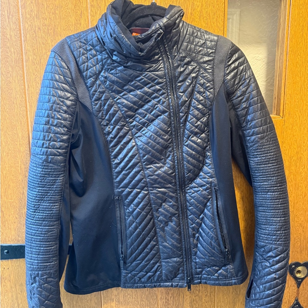 Zella Black Quilted Ski Jacket
